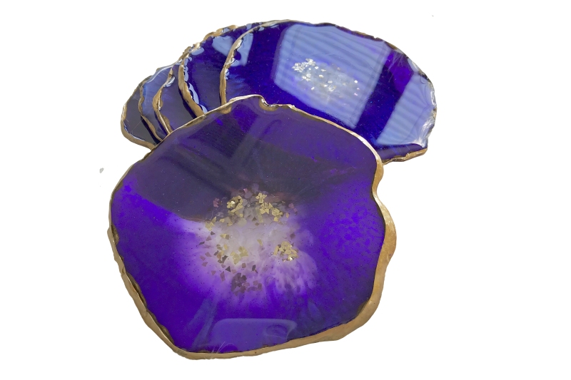 Podtácky z pryskyřice